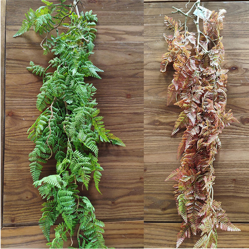 Wall hanging Fern vine greens Artificial Flowers for Wedding decoration flores plastic fake plant fleur artificielle rattan, Green
Wall hanging Fern vine greens Artificial Flowers for Wedding decoration flores plastic fake plant fleur artificielle rattan, Green