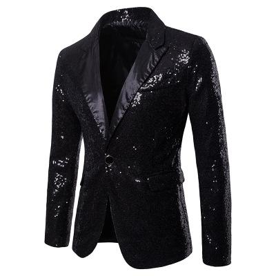 Men Shiny Gold Sequin Glitter Embellished Blazer Jacket Men Nightclub Blazer Wedding Party Suit Jacket Stage Singers Clothes, White;black
Men Shiny Gold Sequin Glitter Embellished Blazer Jacket Men Nightclub Blazer Wedding Party Suit Jacket Stage Singers Clothes, White;black