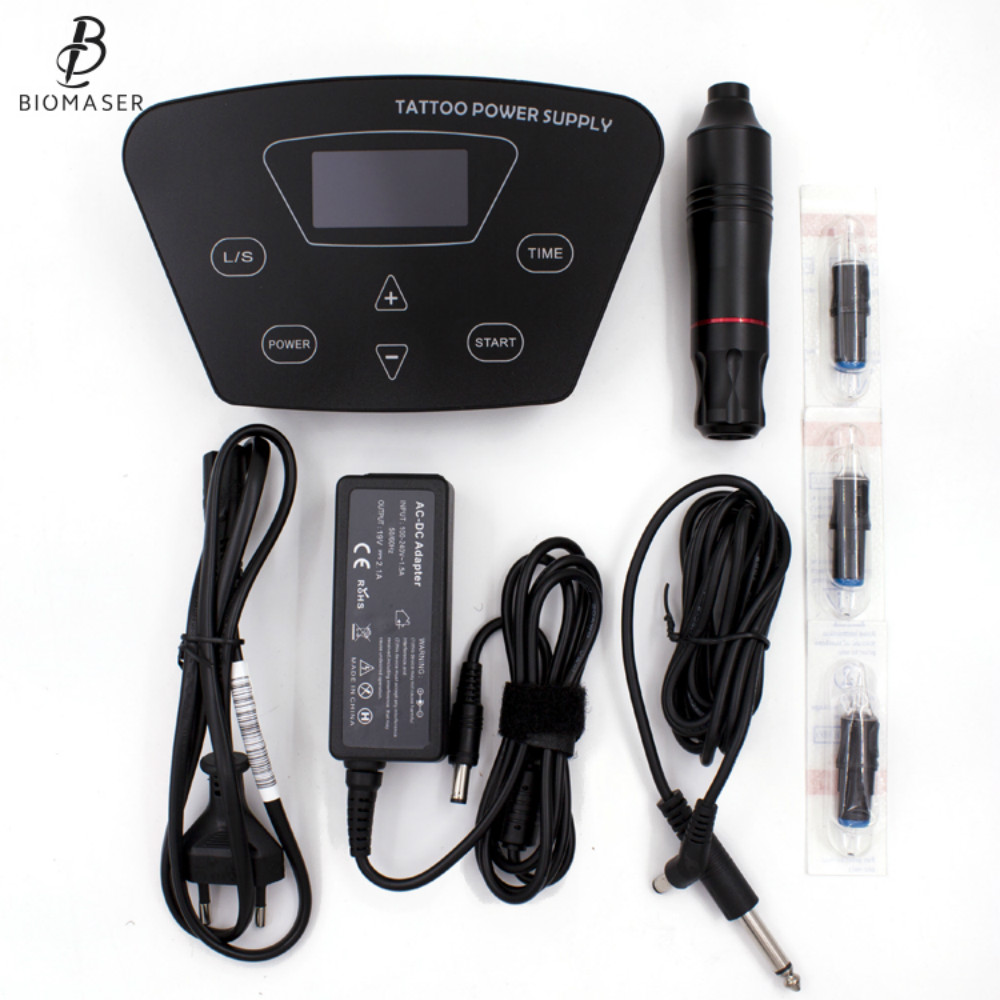 Complete Tattoo Kit Tattoo Rotary Pen With Cartridges Needles Machine Set Professional Power Supplies
Complete Tattoo Kit Tattoo Rotary Pen With Cartridges Needles Machine Set Professional Power Supplies
