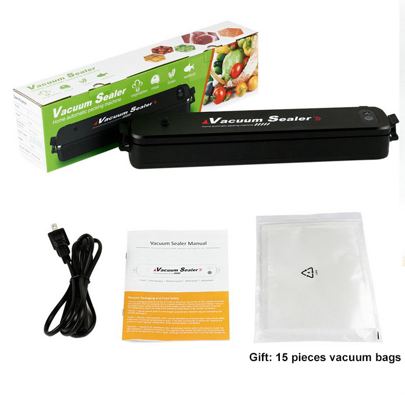 Beijamei 220V 110V Electric Vacuum Food Sealers Home Commercial Vacuum Sealing Fresh Packaging Machine Food Saver Packer