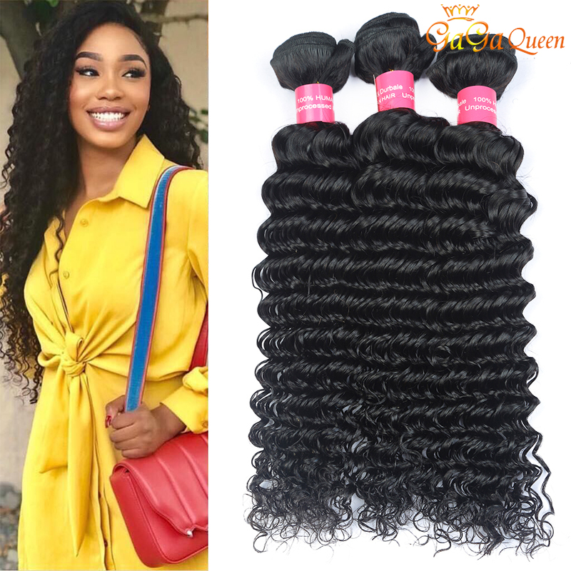 Indian Deep Wave Virgin Hair Bundles Unprocessed Indian Deep Wave Curly Human Hair Extensions gaga queen, Black
Indian Deep Wave Virgin Hair Bundles Unprocessed Indian Deep Wave Curly Human Hair Extensions gaga queen, Black