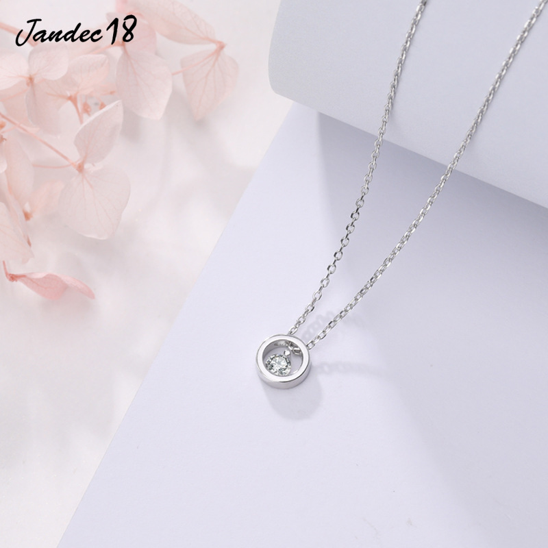 Elegant Circle Zircon Pendant Exquisite Collares Choker 925 Sterling Silver Clavicle Chain Necklace Women Jewelry Accessories
Elegant Circle Zircon Pendant Exquisite Collares Choker 925 Sterling Silver Clavicle Chain Necklace Women Jewelry Accessories