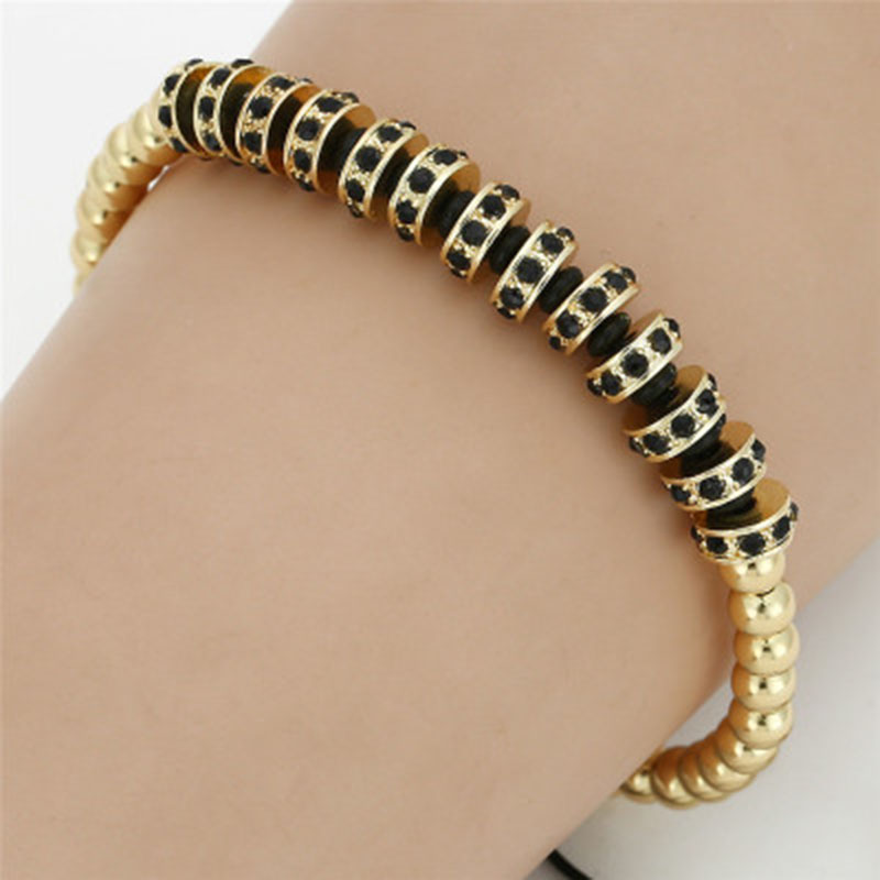 Gold Bracelet / Ladies Bracelet CZ Zircon Stainless Steel Beaded High Jewellery Pendant Jewellery
Gold Bracelet / Ladies Bracelet CZ Zircon Stainless Steel Beaded High Jewellery Pendant Jewellery