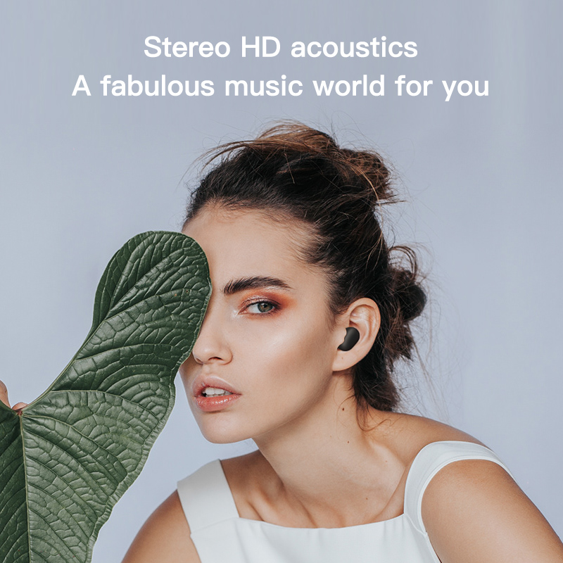 Haylou GT1 TWS Fingerprint Touch Bluetooth Earphones HD Stereo Wireless Headphones Noise Cancelling Gaming Headset with package