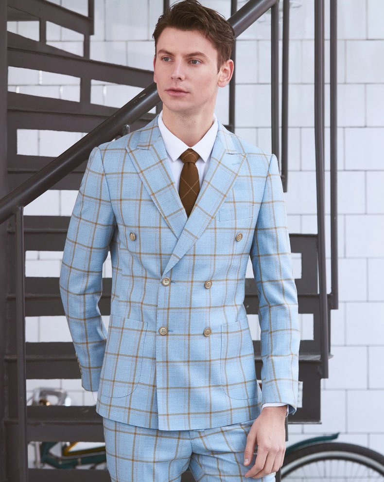 New Arrival Two Pieces Suits Men Fashion Blazer Dinner Party Formal Groomsmen Wear Wedding Tuxedos Custom Made(Jacket+Pants)