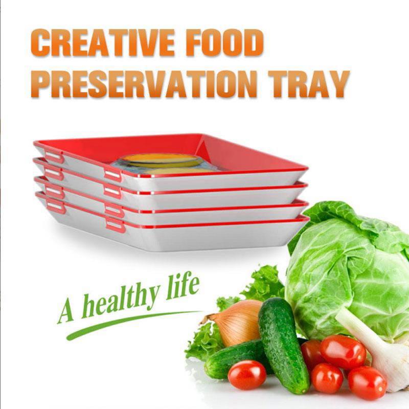 Creative Preservation Tray Fresh Keeping Fresh Spacer Organizer Preservate Refrigerator Storage
Creative Preservation Tray Fresh Keeping Fresh Spacer Organizer Preservate Refrigerator Storage