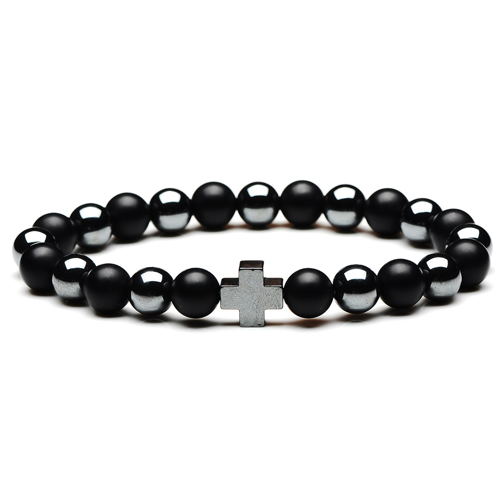 Cross bracelet men's temperament simple mature charm 2019 new products