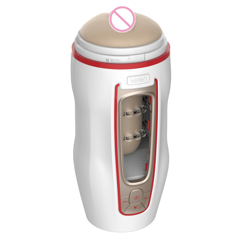 Leten Automatic Male Masturbator Pussy Cup Pocket Artificial Vagina 49 Modes Strong Vibrator Masturbation Sex Toy For Man S919 - view 5