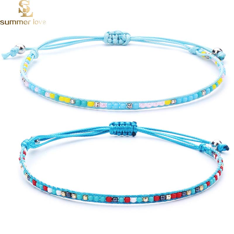 Handmade Bohemia Weave Rope Chain Bracelets For Woman Men Crystal Seed Beads Charms Wristband Friendship Bracelet Fashion Jewelry
Handmade Bohemia Weave Rope Chain Bracelets For Woman Men Crystal Seed Beads Charms Wristband Friendship Bracelet Fashion Jewelry