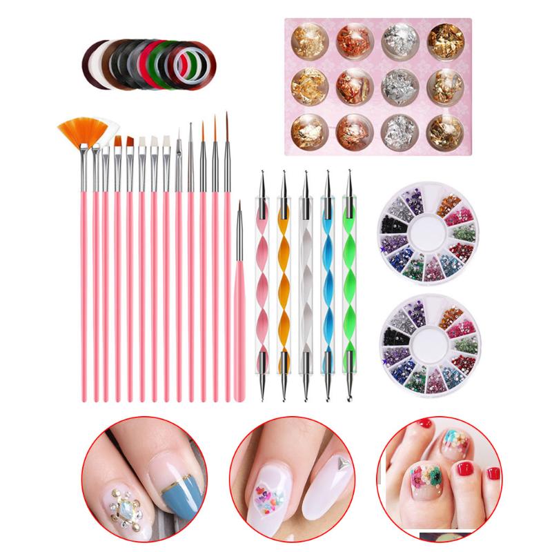 Diy Nail Art Knit Beginner Manicure Decoration Accessories Set Professional Fingernail Decor Tool Random Color
Diy Nail Art Knit Beginner Manicure Decoration Accessories Set Professional Fingernail Decor Tool Random Color