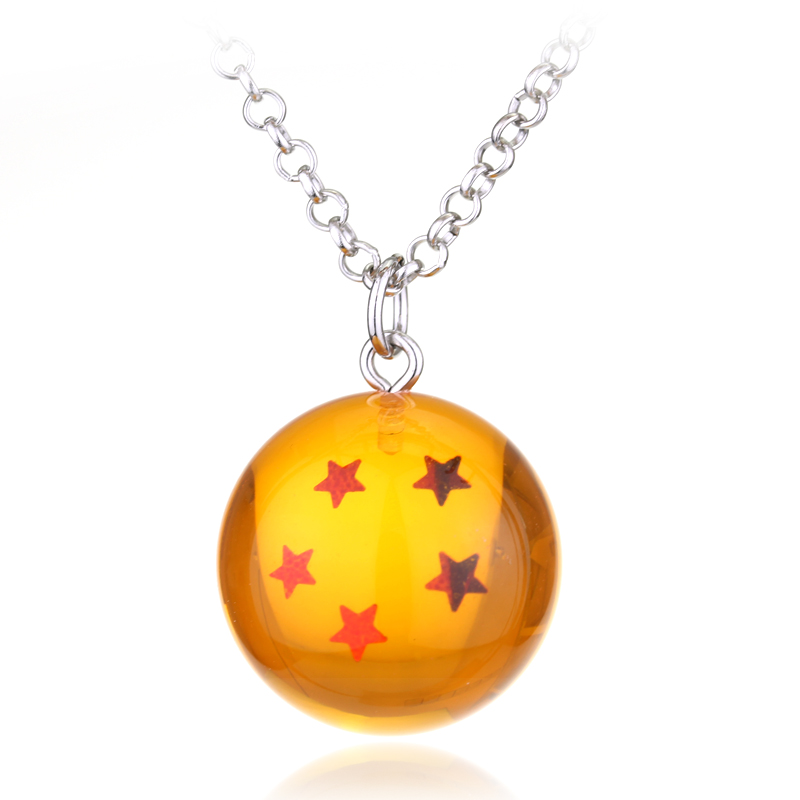 7 Style Anime cartoon Z DBZ Cosplay Crystal Ball 1-7 Stars Necklace PVC figure toys Pendant Necklace 3cm
7 Style Anime cartoon Z DBZ Cosplay Crystal Ball 1-7 Stars Necklace PVC figure toys Pendant Necklace 3cm