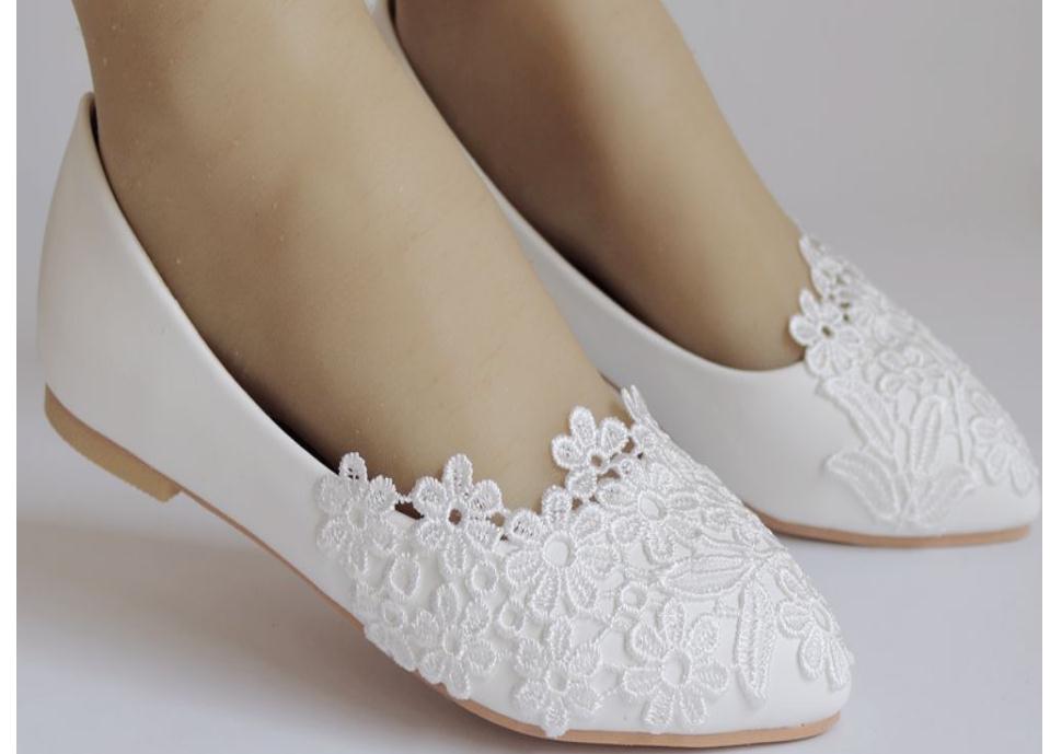 2019 Women's shoes in Spring and Autumn with New style flat bottom pointed end Flower @KL316, White 
2019 Women's shoes in Spring and Autumn with New style flat bottom pointed end Flower @KL316, White