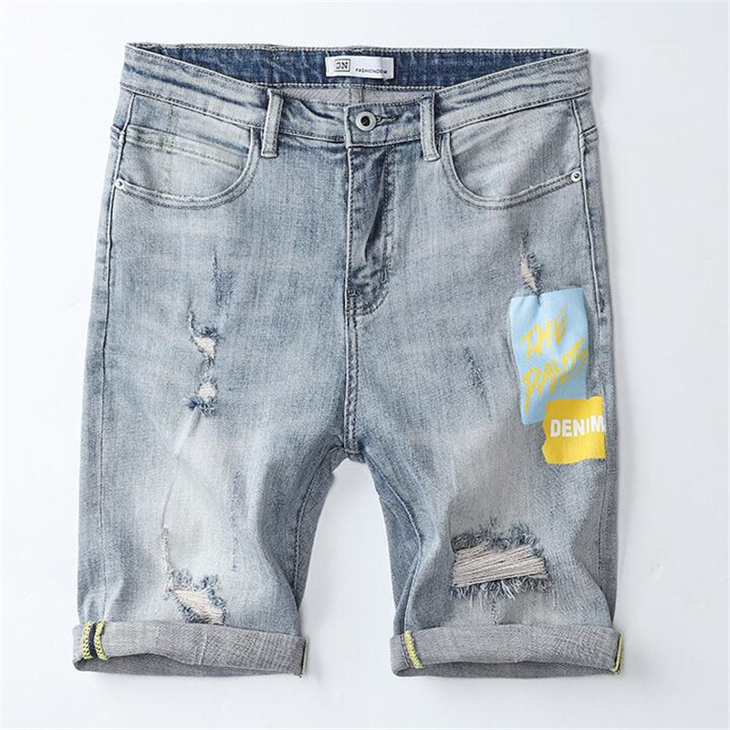 MORUANCLE Men's Ripped Short Jeans Summer Distressed Denim Shorts For Man Straight Torn Jeans Shorts Light Blue Fashion Wear, Sky blue
MORUANCLE Men's Ripped Short Jeans Summer Distressed Denim Shorts For Man Straight Torn Jeans Shorts Light Blue Fashion Wear, Sky blue
