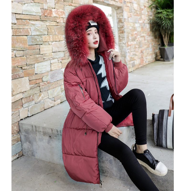 Fashion Winter Jacket Women Big Fur Belt Hooded Thick Down Parkas X-Long Female Jacket Coat Slim Warm Winter Outwear 2019 New, Beige
Fashion Winter Jacket Women Big Fur Belt Hooded Thick Down Parkas X-Long Female Jacket Coat Slim Warm Winter Outwear 2019 New, Beige