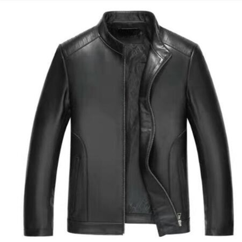 Brand Men Spring Genuine Leather Jacket For Men Jaqueta De Couro Masculina Black -4XL Mens Pure Leather Jackets 16180
Brand Men Spring Genuine Leather Jacket For Men Jaqueta De Couro Masculina Black -4XL Mens Pure Leather Jackets 16180
