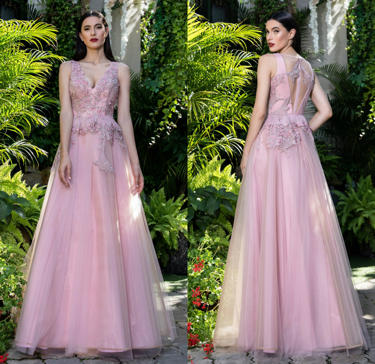 2020 Elegant Evening Dresses V Neck Lace Appliques Beads Sequins Prom Gowns Custom Made Sweep Train A Line Special Occasion Dress, Light purple
2020 Elegant Evening Dresses V Neck Lace Appliques Beads Sequins Prom Gowns Custom Made Sweep Train A Line Special Occasion Dress, Light purple