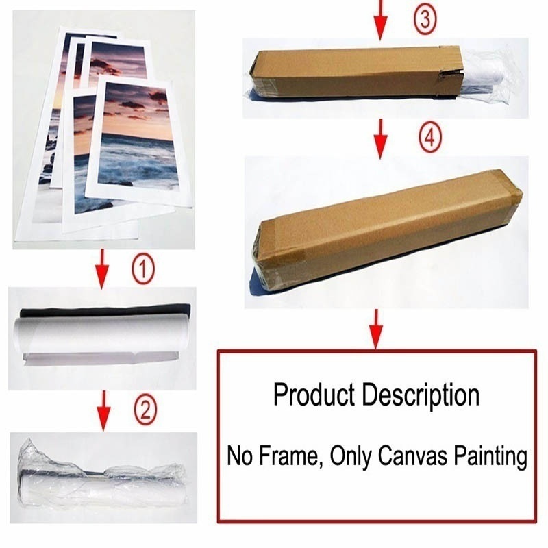 5PCS/Set Abstract Water Droplets Dragonfly Art Print Frameless Canvas Painting Wall Picture Home Decoration No Frame