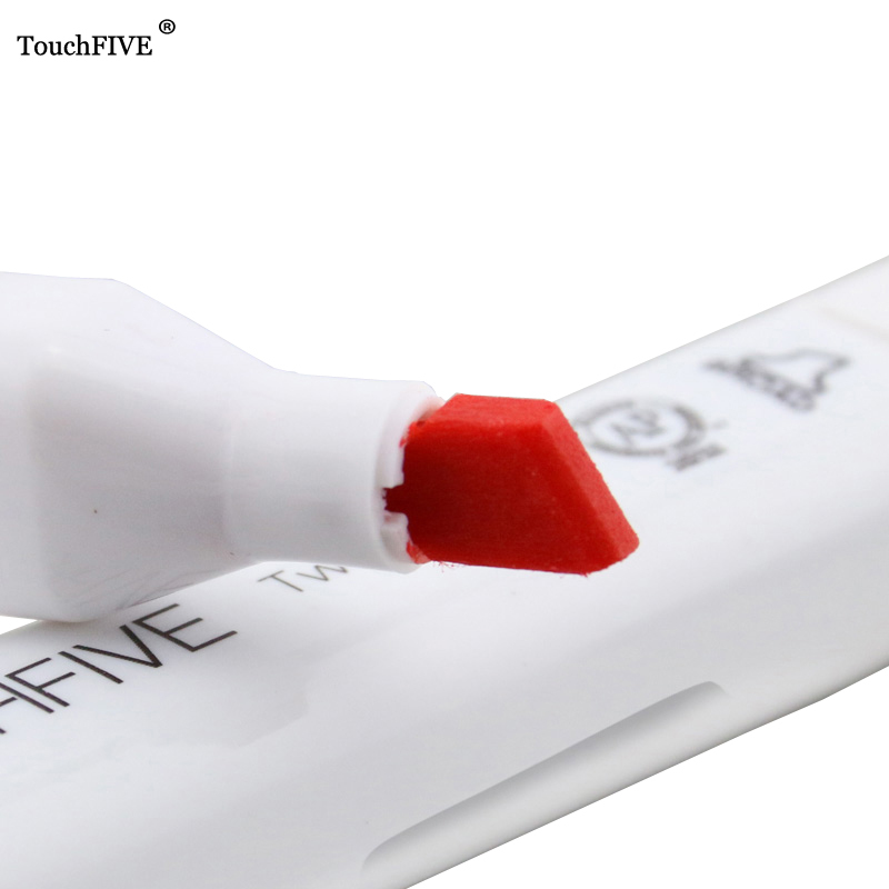 TouchFIVE Marker Pens 60/72/168 Colors Animation Sketch Markers Set Drawing Marker Pen for Artist Manga Marker Brush Supplies C18112001