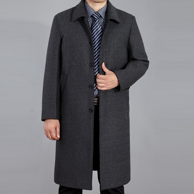 Men's Overcoat Plus Size Autumn Winter Thick Wool Trench 2019 fashion warm Coat Male Long Casual Coats Lapel Collar, 1310-black-moderate
Men's Overcoat Plus Size Autumn Winter Thick Wool Trench 2019 fashion warm Coat Male Long Casual Coats Lapel Collar, 1310-black-moderate