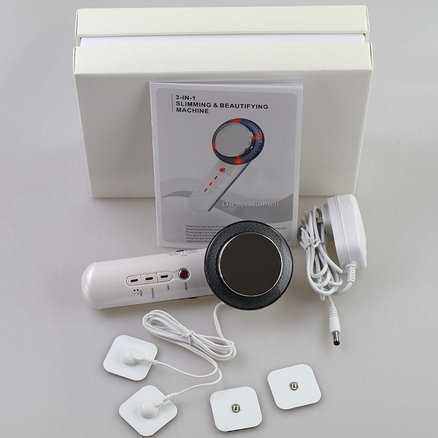 3 in 1 EMS Body Slimming Ultrasound Cavitation Infrared Massager Fat Burner Galvanic Infrared Ultrasonic Therapy Dropshipping LY191203