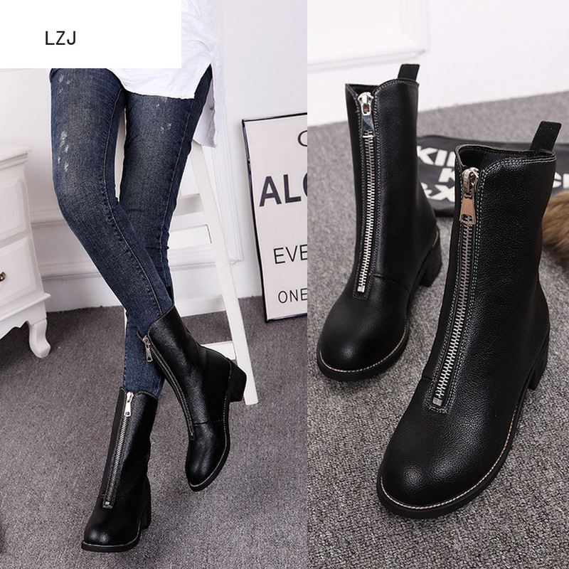 Hot Sale- New 2019 Winter Cow Suede High Street Fashion Round Toe High Quality Nude Decoration Full Grain Leather Knee-high Boots 40, Black
Hot Sale- New 2019 Winter Cow Suede High Street Fashion Round Toe High Quality Nude Decoration Full Grain Leather Knee-high Boots 40, Black