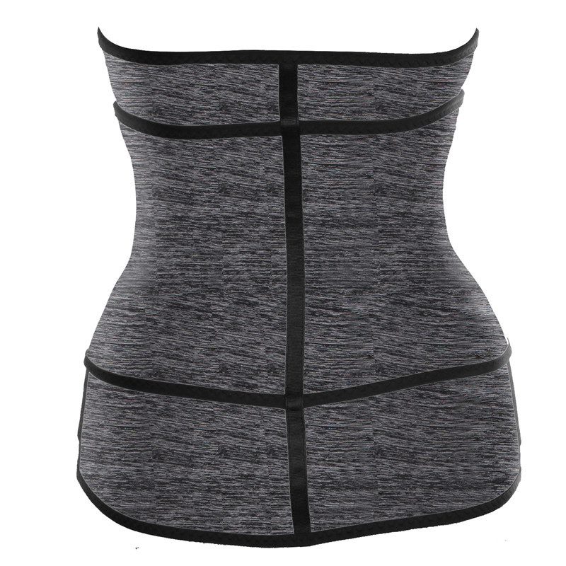 Newest Adjustable Waist Trainer Fitness Workout Sauna Sweat Belts Hook Closure Tummy Shapwear Black /Gray Slimming Body Shaper