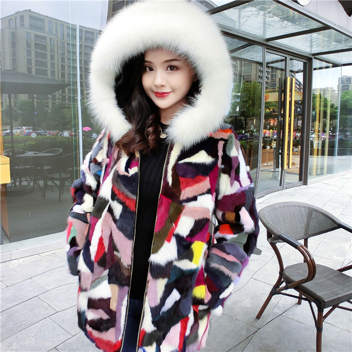 Free shipping.winter thick warm women genuine mink coat,patchwork real jacket.fashion lady fur collar long overcoat, Multi
Free shipping.winter thick warm women genuine mink coat,patchwork real jacket.fashion lady fur collar long overcoat, Multi