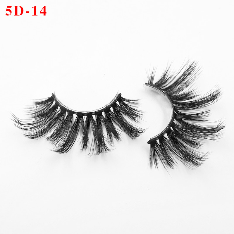 25mm 5D Mink Lashes Natural Long False Eyelashes Volume Fake Lashes Makeup Extension Eyelashes maquiagem dropshipping