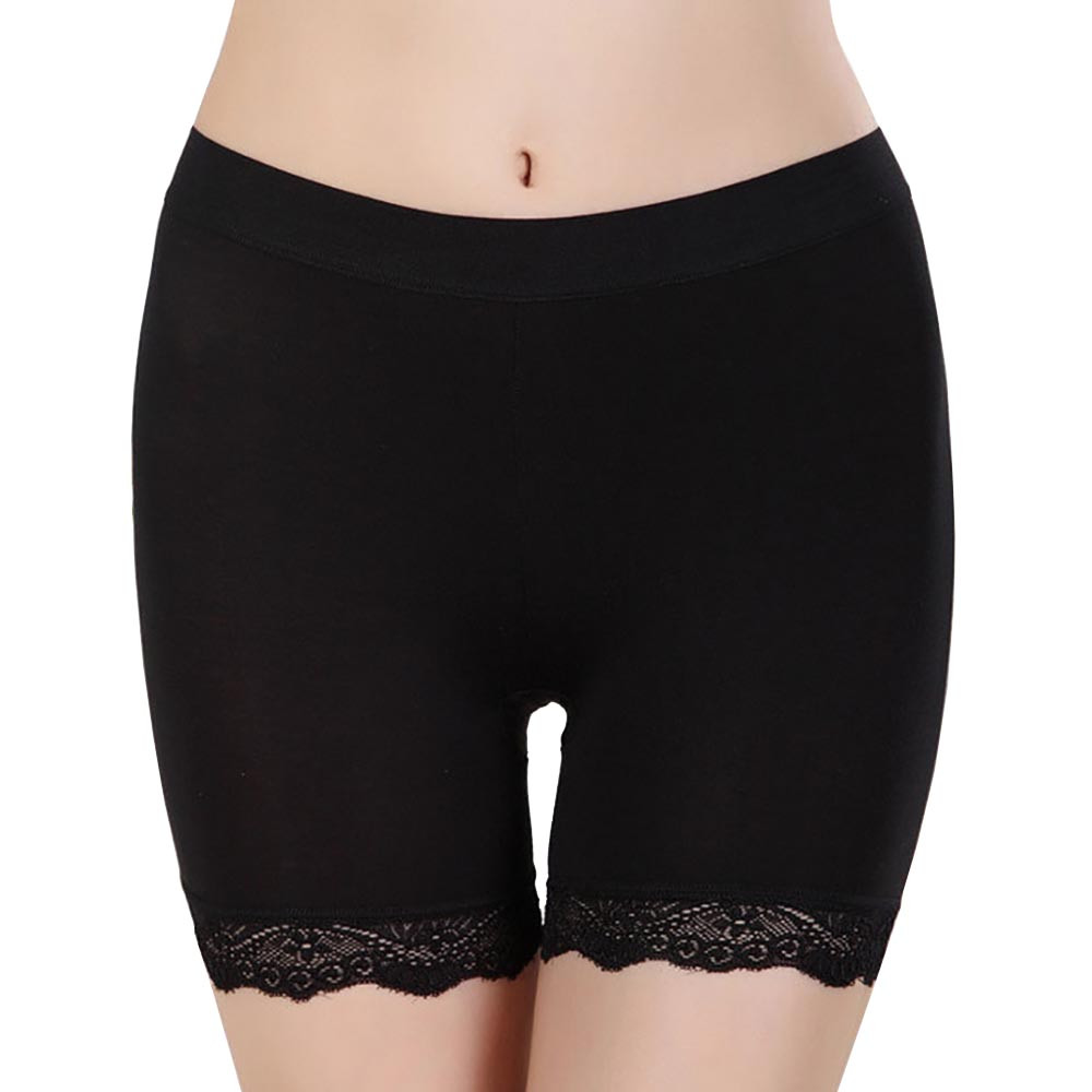 Women Safety Pants Solid Casual Lace Patchwork Stretchy Breathable Seamless Boyshort Safety Short Pants Calça de segurança #E, Beige
Women Safety Pants Solid Casual Lace Patchwork Stretchy Breathable Seamless Boyshort Safety Short Pants Calça de segurança #E, Beige