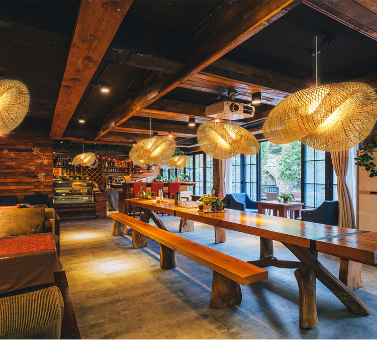 Modern Led E27 Southeast Asia Bamboo Handwork LED Pendant Lights Creative Hanglamp Pendant light For Dinning Room Bar Store