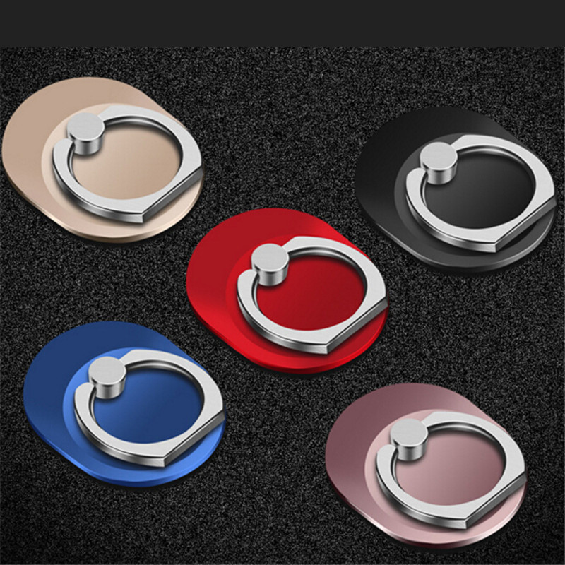 Finger Ring cell Phone Ring Holder Bracket Metal Lazy Ring Buckle Mobile Phone Bracket 360 Degree Stand Holder For universal mobile