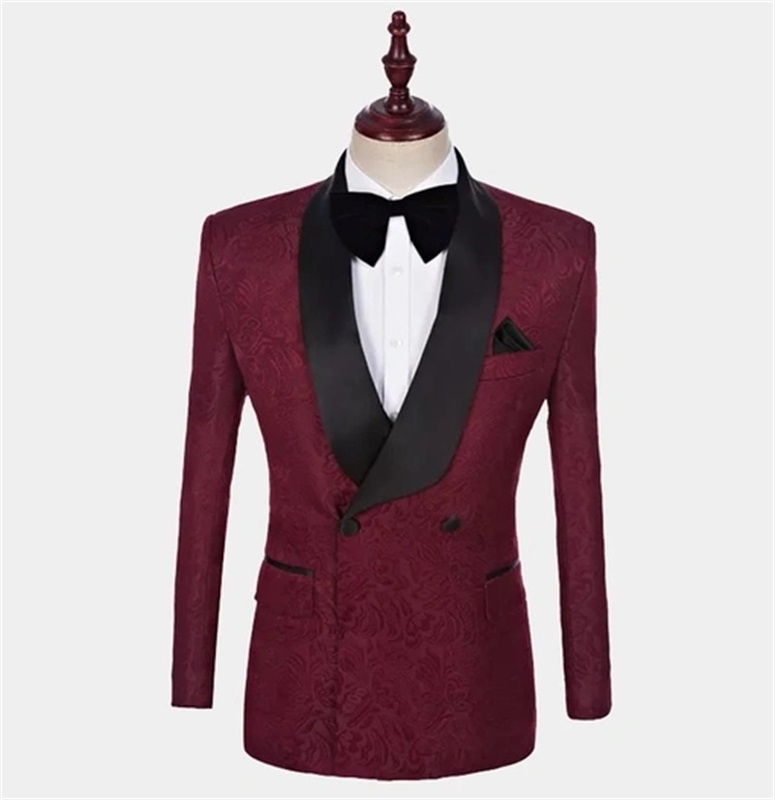 bury mens suits slim fit two pieces beach groomsmen wedding tuxedos for men black shawl lapel formal prom suit jacketpants