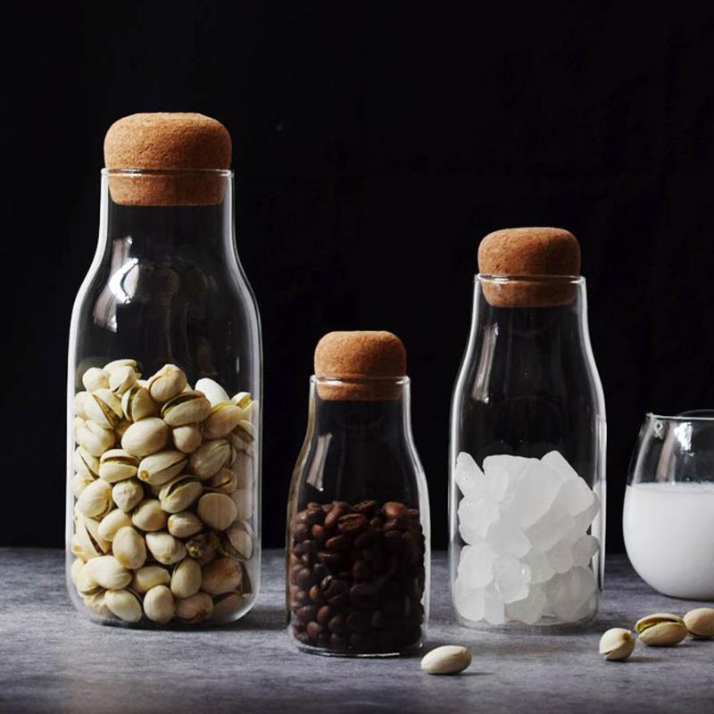 150/300/700ml Glass Jars Mason Jar Transparent Storage Bottle Spices Sugar Coffee Cork Stopper Glass Jar Can
150/300/700ml Glass Jars Mason Jar Transparent Storage Bottle Spices Sugar Coffee Cork Stopper Glass Jar Can