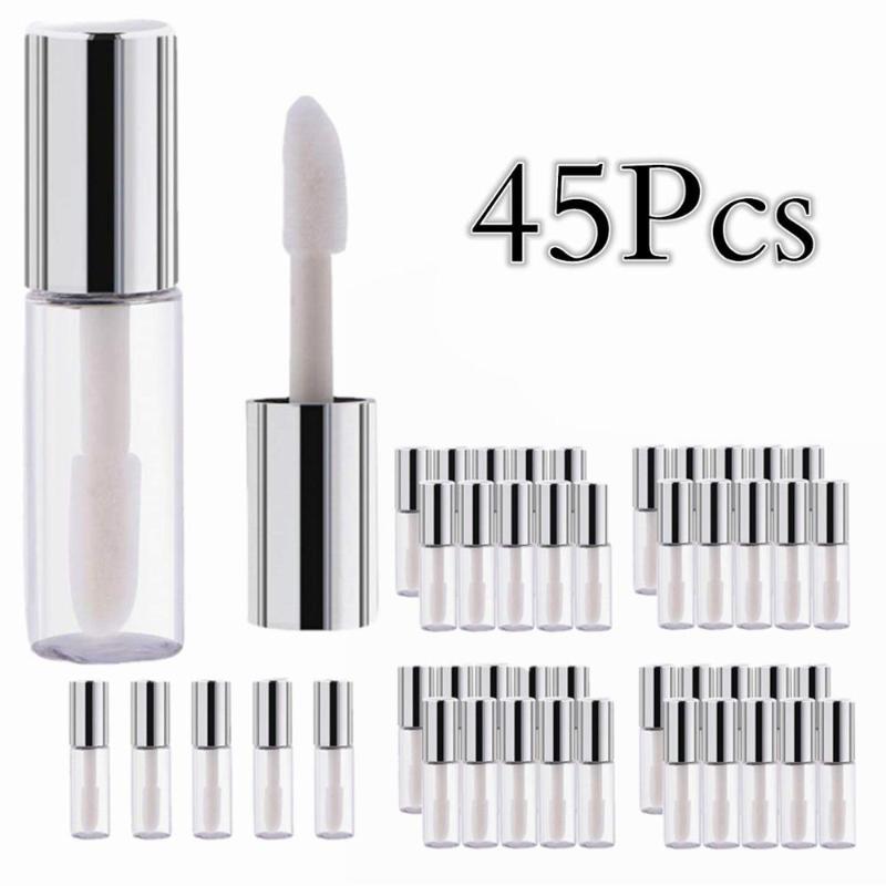 10/20/45 Pcs Empty Plastic Lip Bottle Container Silver Transparent 12ML Makeup Tool for Women Clear Lip Gloss Tubes
10/20/45 Pcs Empty Plastic Lip Bottle Container Silver Transparent 12ML Makeup Tool for Women Clear Lip Gloss Tubes
