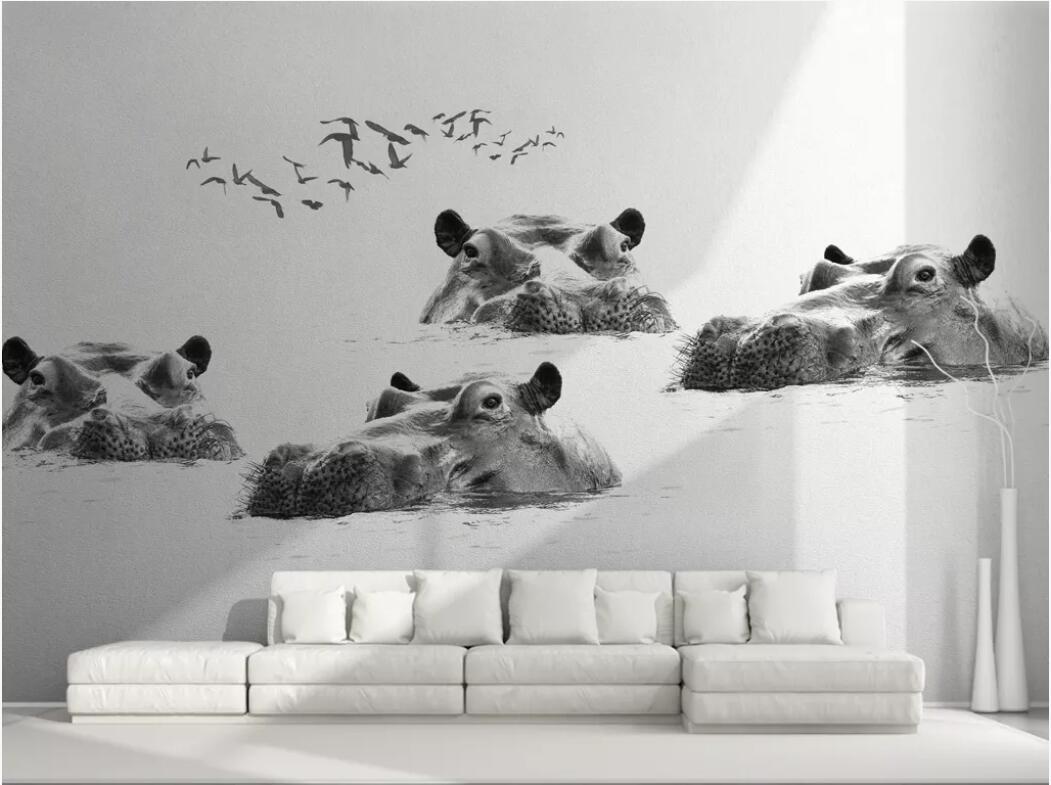 3d wallpaper custom photo murals Background wall Nordic minimalist hippo flying bird black and white background home decor wall art pictures, Non-woven fabric
3d wallpaper custom photo murals Background wall Nordic minimalist hippo flying bird black and white background home decor wall art pictures, Non-woven fabric