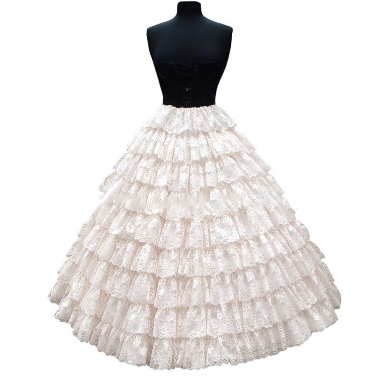 6 Hoops 9 Layers Lace Petticoat for Bridal Wedding Dress Underskirt White/Black/Pink Girls Quinceanera Dress crinolina
6 Hoops 9 Layers Lace Petticoat for Bridal Wedding Dress Underskirt White/Black/Pink Girls Quinceanera Dress crinolina