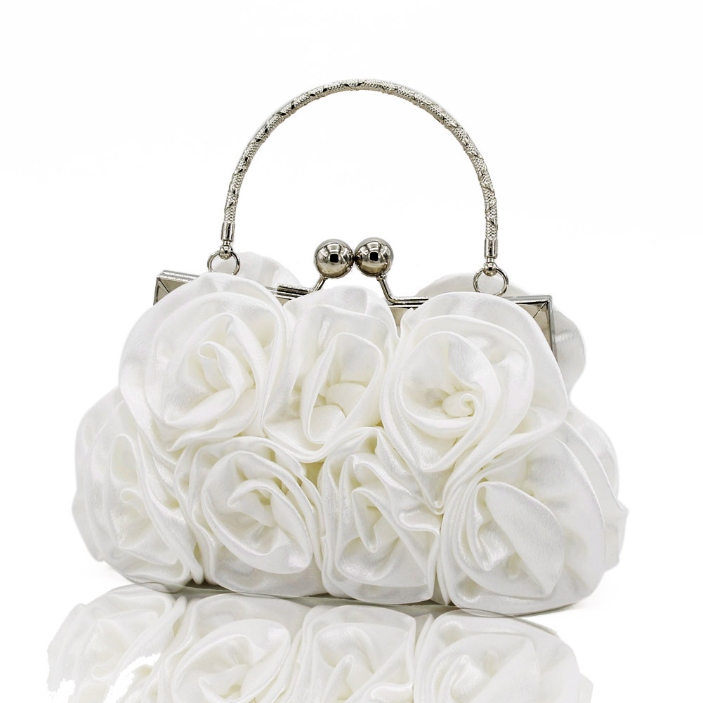Clutch Women Handbags Satin Floral Rose Rhinestone Small Elegant Bags Women's Party Handbag Evening Female Wedding Flower White Pqbnk, Red;black
Clutch Women Handbags Satin Floral Rose Rhinestone Small Elegant Bags Women's Party Handbag Evening Female Wedding Flower White Pqbnk, Red;black