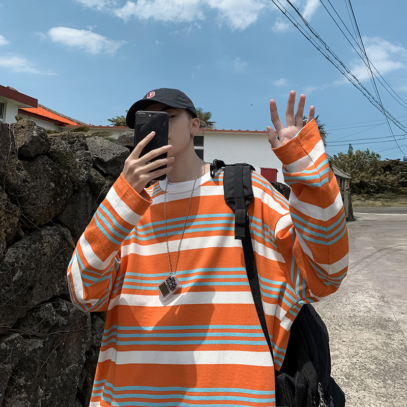 2019 Autumn Men's Clothing Stripe Printing Hoodies Long Sleeve Pullover Cotton Coats Casual Clothes Hip-hop Style Sweatshirt, Green
2019 Autumn Men's Clothing Stripe Printing Hoodies Long Sleeve Pullover Cotton Coats Casual Clothes Hip-hop Style Sweatshirt, Green