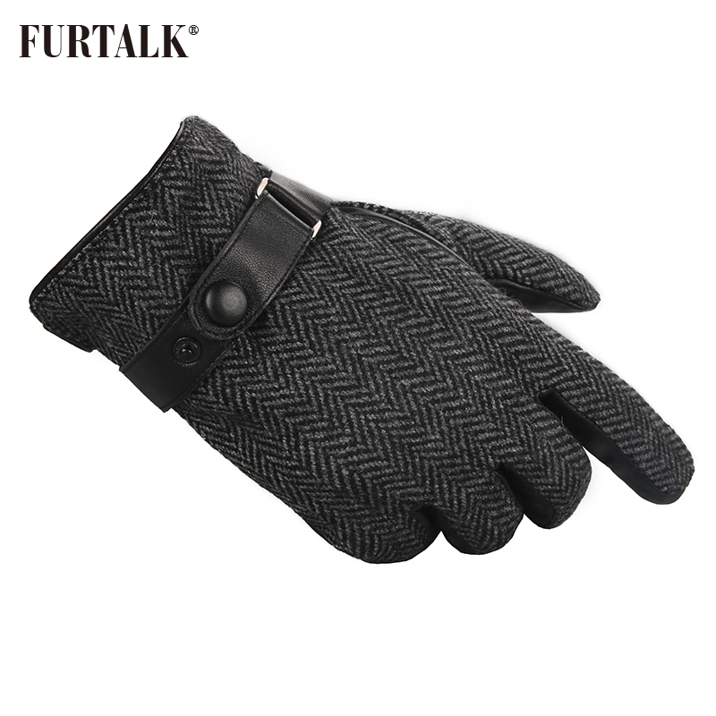 FURTALK Men Winter Real Lamb Leather Gloves Fashion Warm Cashmere Lining Tactical Gloves CJ191225
FURTALK Men Winter Real Lamb Leather Gloves Fashion Warm Cashmere Lining Tactical Gloves CJ191225