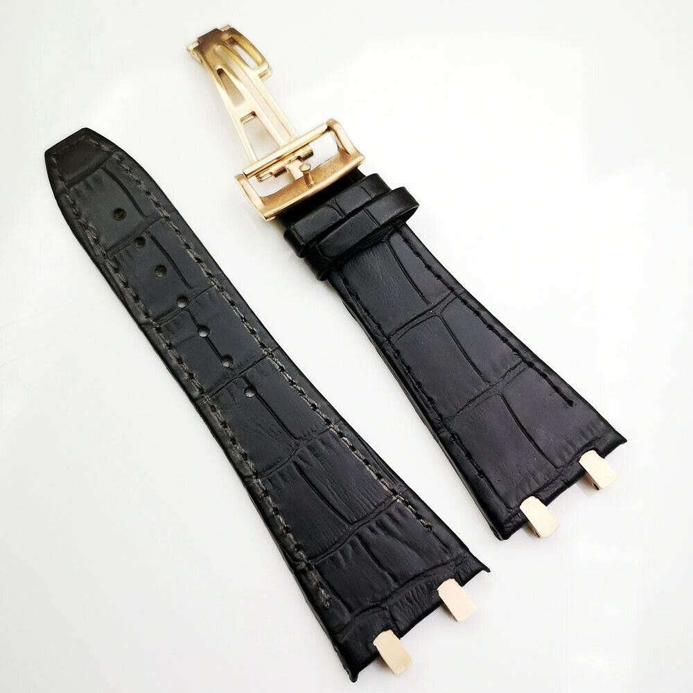 27mm Black high quality Leather Strap 18mm Deployment Clasp Strap 4 Connector 4 Screw 2 Link for AP Royal Oak 15400/15300
27mm Black high quality Leather Strap 18mm Deployment Clasp Strap 4 Connector 4 Screw 2 Link for AP Royal Oak 15400/15300