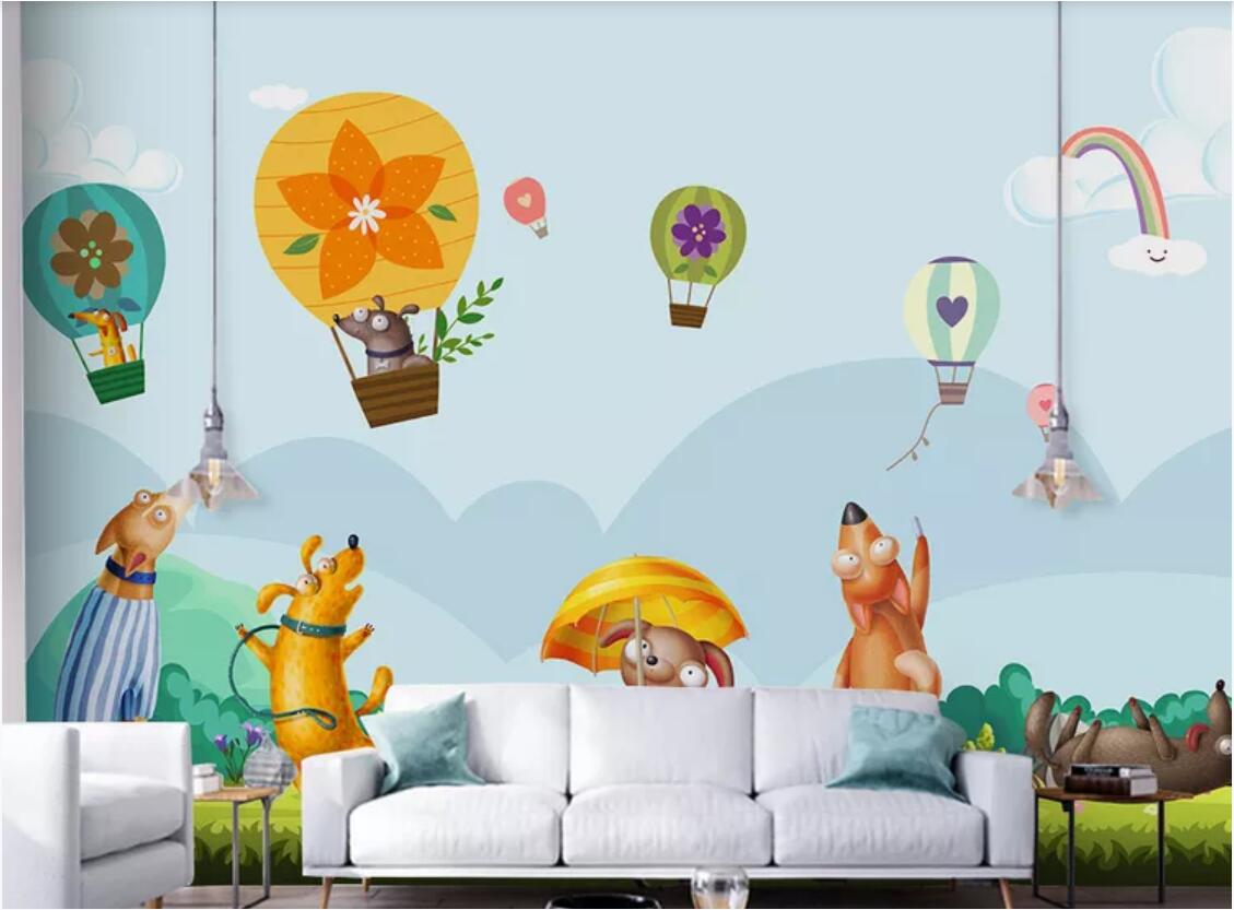 3d room wallpaper custom photo non-woven mural Nordic minimalistic hand drawn cartoon puppy balloon children room art canvas pictures, Picture shows
3d room wallpaper custom photo non-woven mural Nordic minimalistic hand drawn cartoon puppy balloon children room art canvas pictures, Picture shows