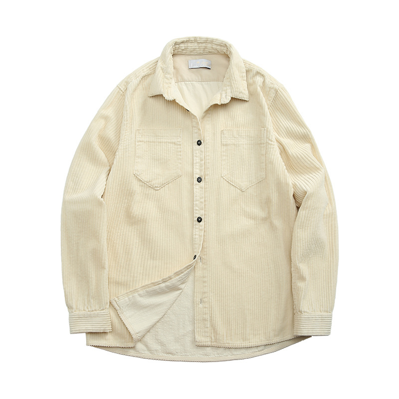 Men's Shirts Functional mens spring and autumn fashion brand casual coat Corduroy Long Sleeve Shirt Large European American size style loose coats, Khaki
Men's Shirts Functional mens spring and autumn fashion brand casual coat Corduroy Long Sleeve Shirt Large European American size style loose coats, Khaki