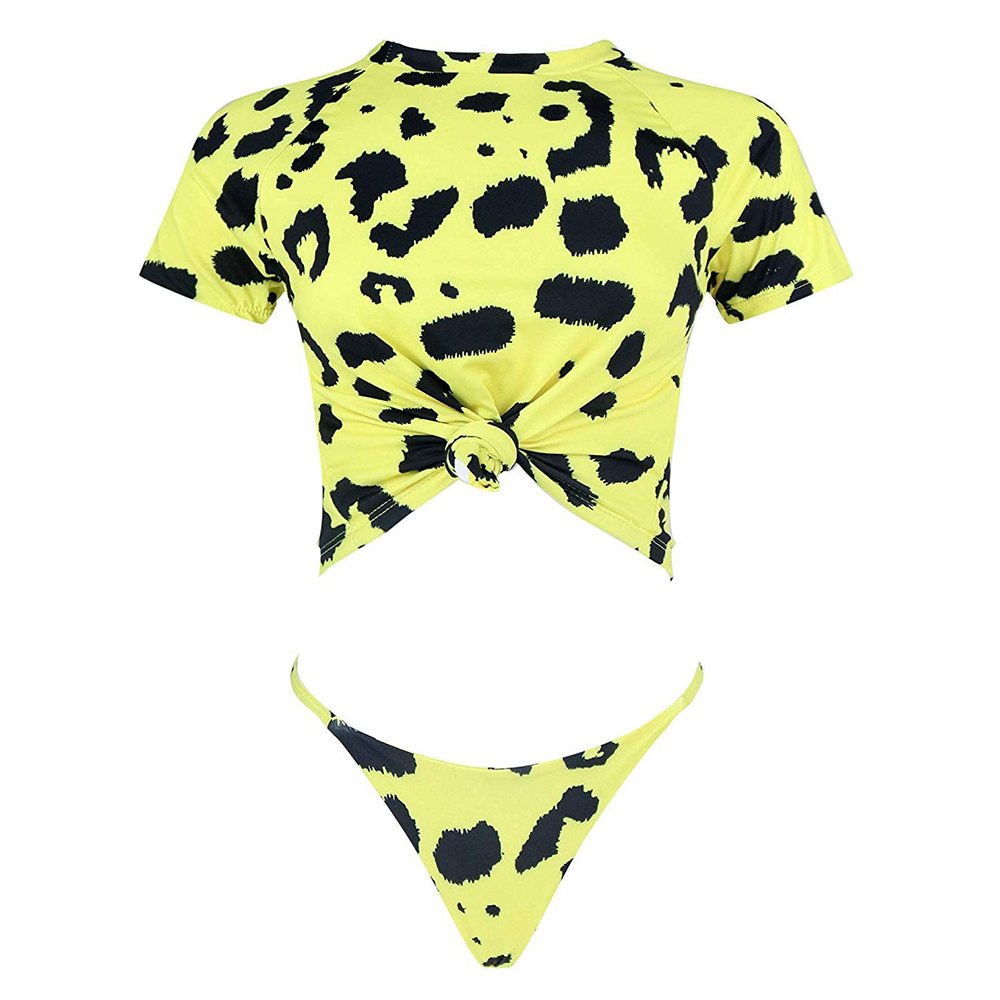 New Women Swimwear Thong Bikini Swimsuit High Waist Rash Guard Two Piece Sporty Sexy Bathing Suit, White+black
New Women Swimwear Thong Bikini Swimsuit High Waist Rash Guard Two Piece Sporty Sexy Bathing Suit, White+black