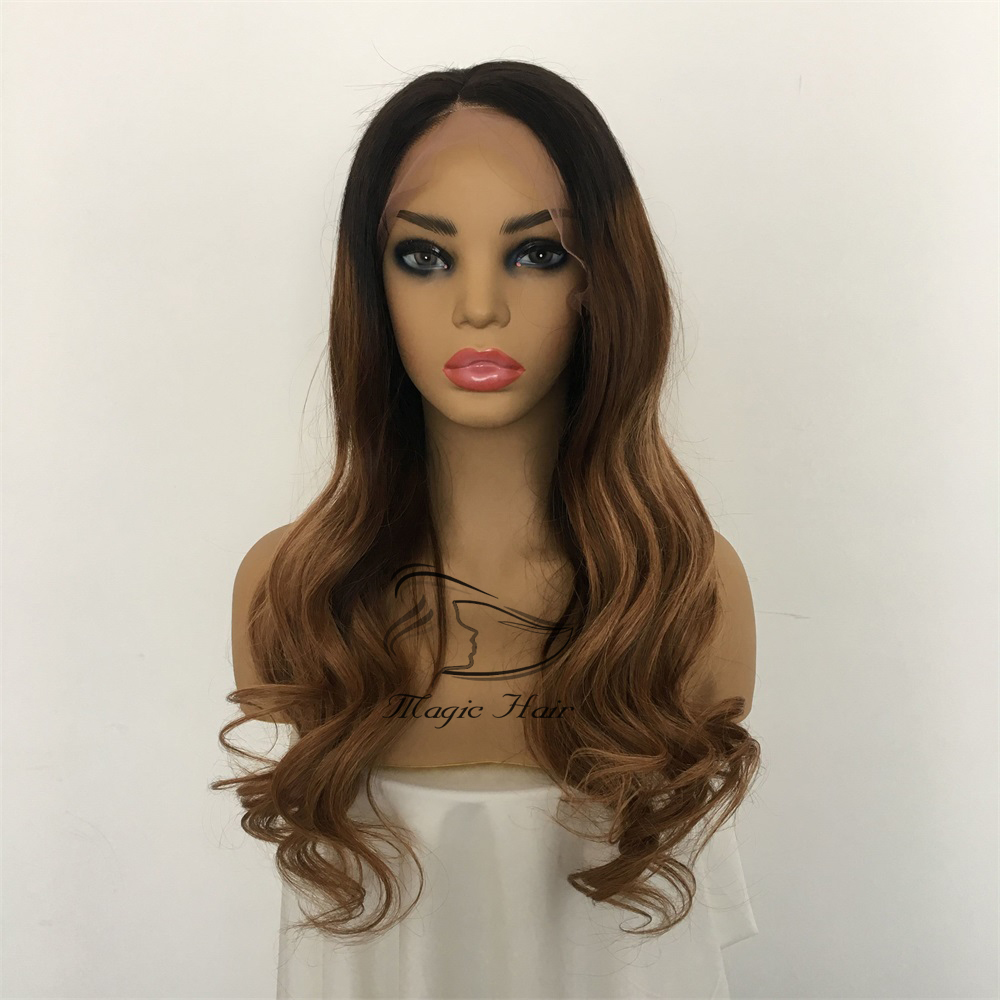 360 full lace human hair wigs Pre Plucked Brazilian Remy Hair ombre color T 1B/4 /30b natural wave human hair Wigs