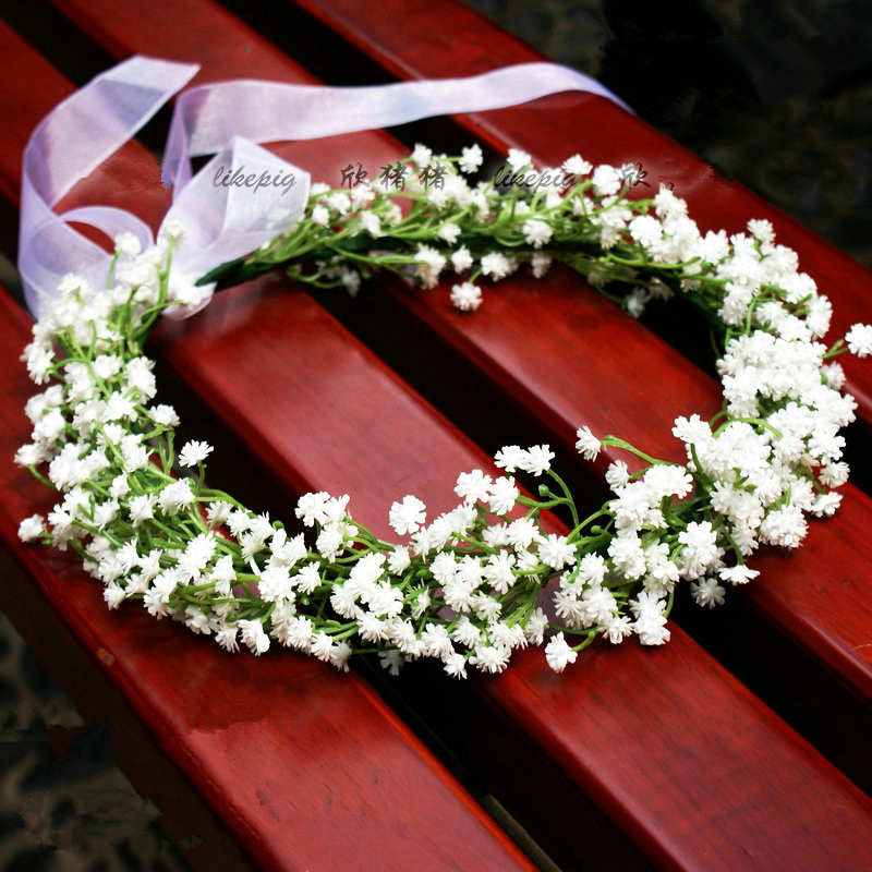 White babysbreath Simulation Flower Bouquet Artificial Flowers Silk flower Decorative Flowers Wreaths wedding bride headdress
White babysbreath Simulation Flower Bouquet Artificial Flowers Silk flower Decorative Flowers Wreaths wedding bride headdress