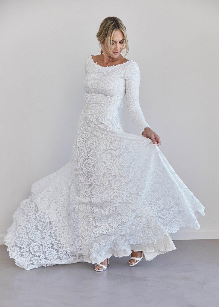 vintage bohemian country wedding dresses full lace long sleeve backless sexy wedding dress bridal gowns custom made vestidos de noiva