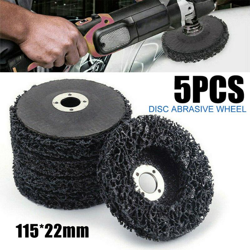 5x 115mm Poly Strip Wheel Discs Paint Rust Remover Abrasive Angle Grinder Head for Car Truck Motorcycle Polishing Wheels machine
5x 115mm Poly Strip Wheel Discs Paint Rust Remover Abrasive Angle Grinder Head for Car Truck Motorcycle Polishing Wheels machine