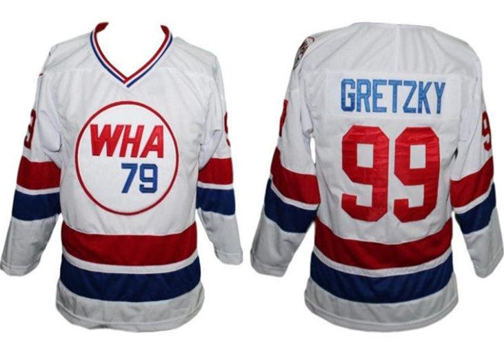 1979 WHA All-Star Wayne Gretzky #99 White Retro Ice Hockey Jersey Men's Stitched Custom Number Name Jerseys, As picture show
1979 WHA All-Star Wayne Gretzky #99 White Retro Ice Hockey Jersey Men's Stitched Custom Number Name Jerseys, As picture show
