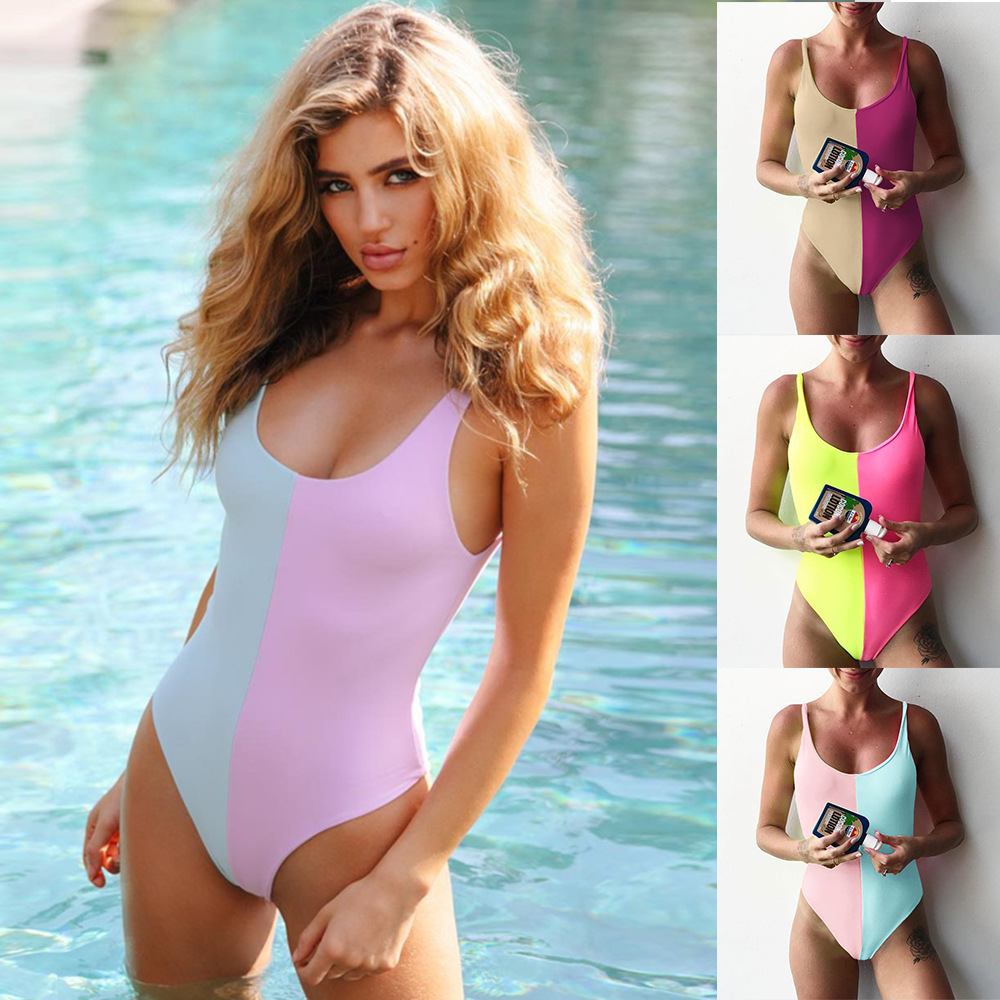 INS European And American-Style New Swimsuit Bikini Supply Spot Color Block Bikini Sexy Backless One-Piece Swimwear Sale, White;black
INS European And American-Style New Swimsuit Bikini Supply Spot Color Block Bikini Sexy Backless One-Piece Swimwear Sale, White;black