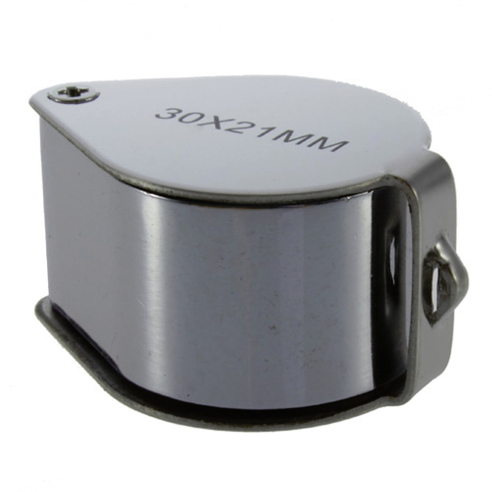 Mini 30X Glass Magnifying Magnifier Jeweler Eye Jewelry Loupe Loop Triplet Jewelers